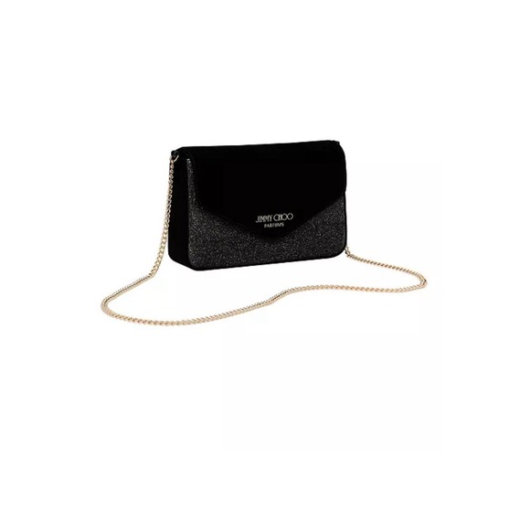 Jimmy Choo Handbags - Jimmy Choo Trousse black glitter pouch